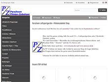 Tablet Screenshot of piloten-zubehoer.de